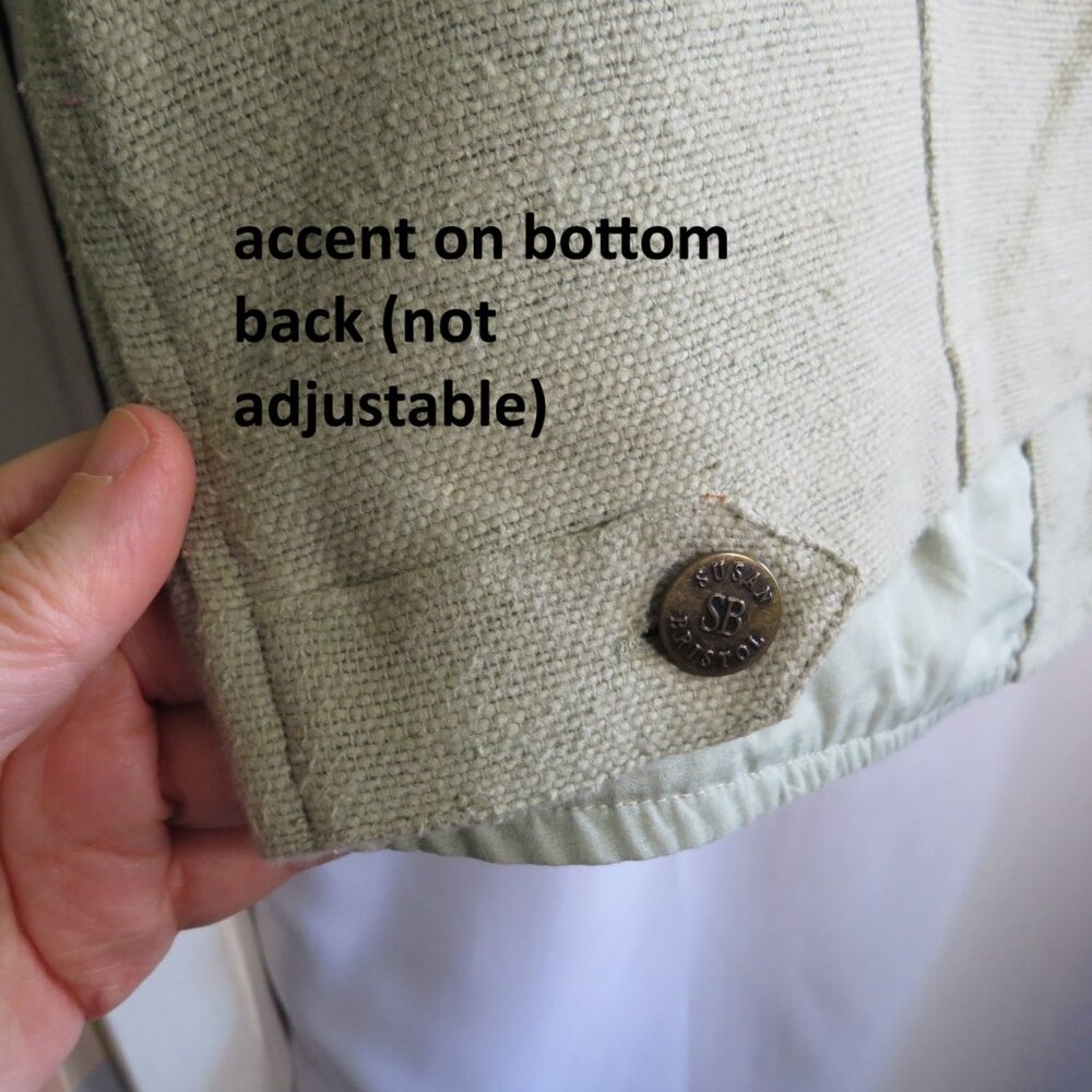 Vintage Susan Bristol Casuals Floral Embroidered Vest 100% cotton - Picture 3 of 9